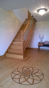 Oak and Glass Staircase By Haughey Joinery Ltd