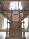 Stunning central staircase by Haughey Joinery, Letterkenny, Co. Donegal